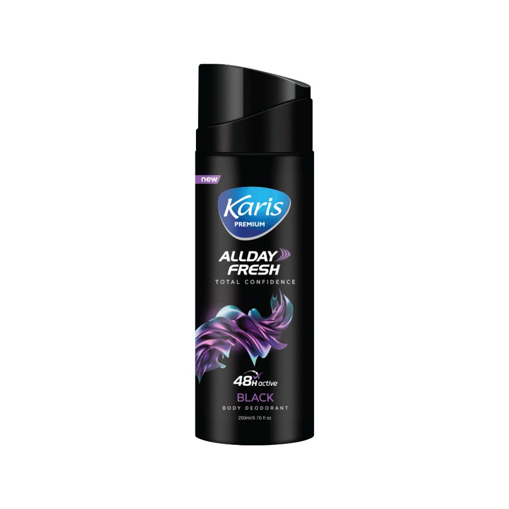 Karis AllDay Fresh 48H Active Black Body Deodorant
