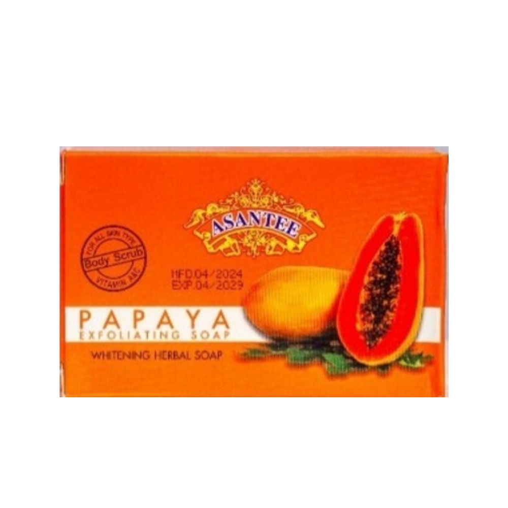 ASANTEE PAPAYA EXFOLIATING SOAP